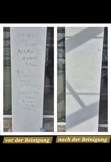 Entfernung Graffiti